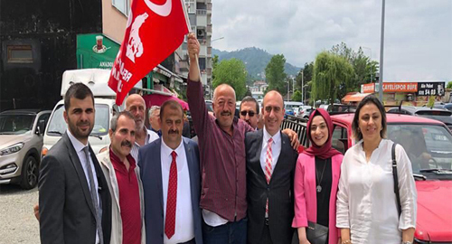 MHP`nin adaylarndan ayeli`ne ziyaret