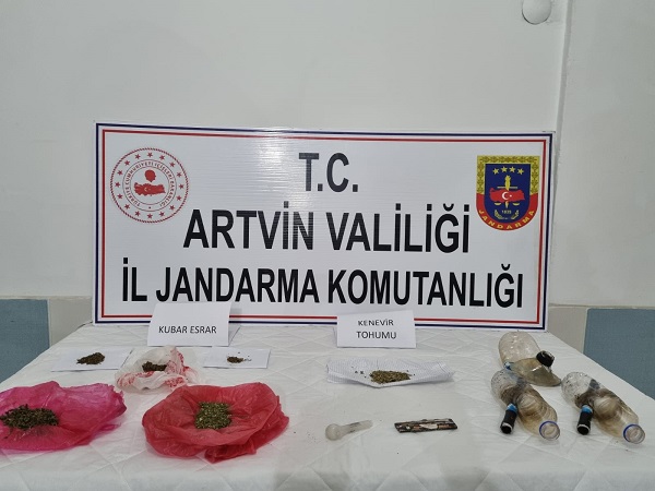 Artvin`de uyuturucu operasyonu