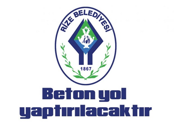 Beton yol yaptrlacaktr