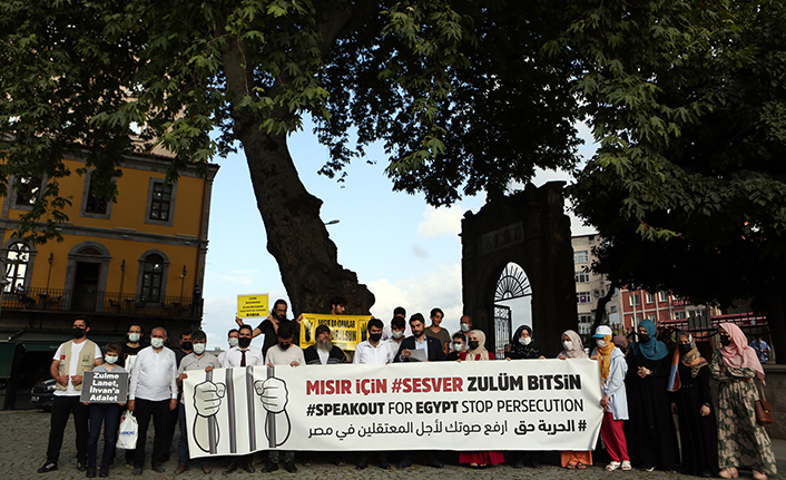 Msr`daki idam kararlar Trabzon`da protesto edildi