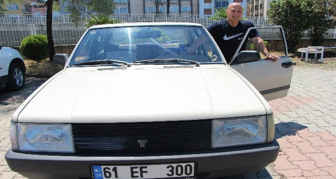 Transferine karlk ald otomobili 32 yldr kullanyor