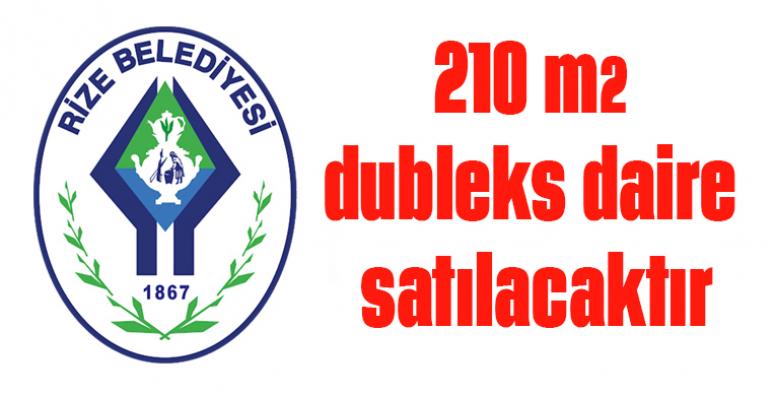 210 m dubleks daire ihale ile satlacaktr