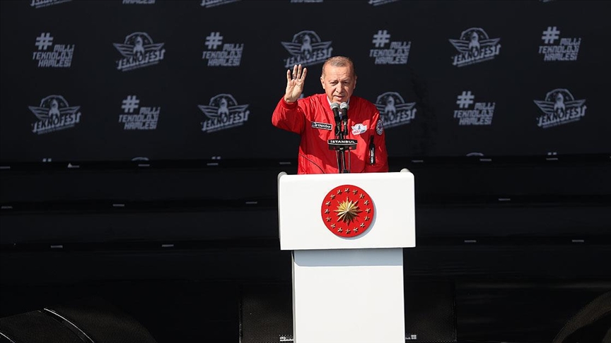 Cumhurbakan Erdoan: TEKNOFEST`in gen mucitleri, 2053 ve 2071 Trkiye`sinin mimarlar olacak