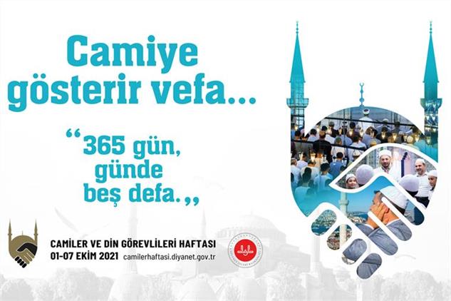 Camiler ve Din Grevlileri Haftas, Cami, Din Grevlileri ve Vefa temasyla balyor