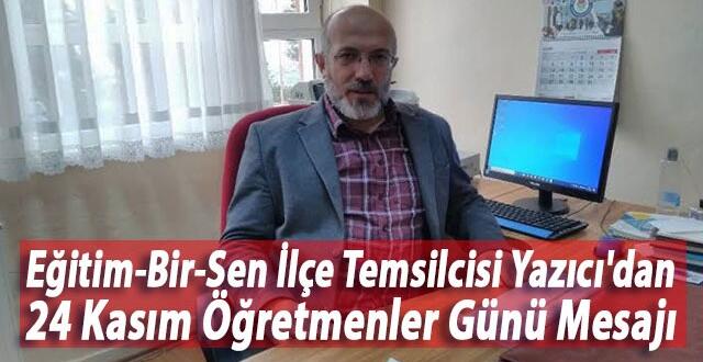 Eitim-Bir-Sen le Temsilcisi Yazcdan 24 Kasm retmenler Gn Mesaj