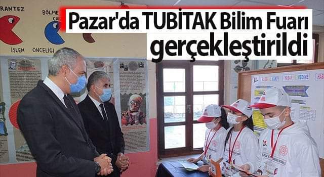 Pazarda TUBTAK Bilim Fuar gerekletirildi