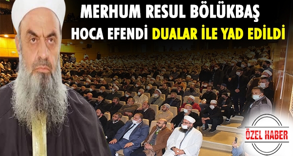 Resul Blkba Hocaefendi Rizede Anld